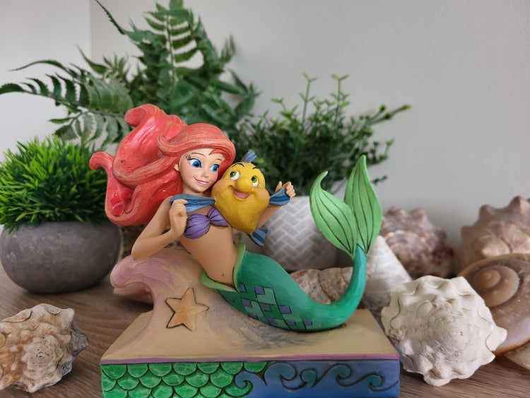 Fins, Shells and Small Paint Details: Checking Pre-Loved Ariel and Flounder Figurines