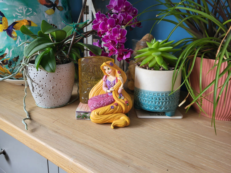 Creating a Rapunzel Display with Lantern Light, Purple Detail and Storybook Charm