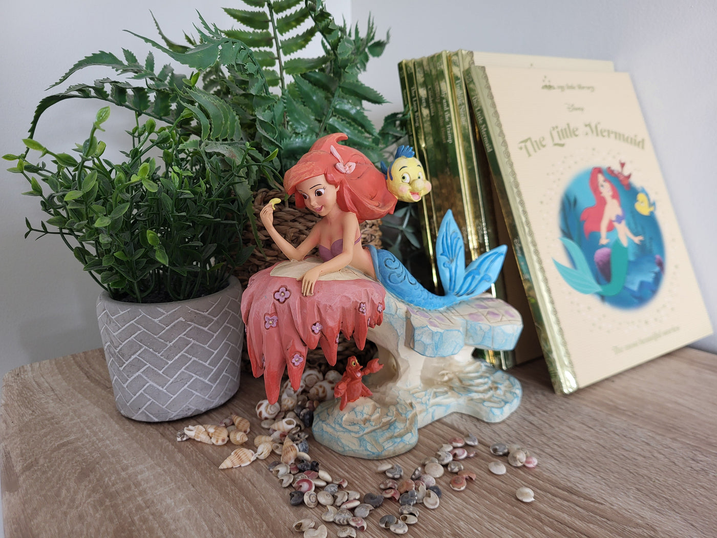 Under the Sea in Jim Shore Detail: Ariel, Flounder and Sebastian as Disney Traditions Pieces
