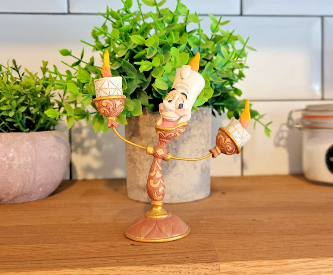 Gold, Brass and Mantelpiece Magic: Styling Beauty and the Beast Enchanted Object Figurines