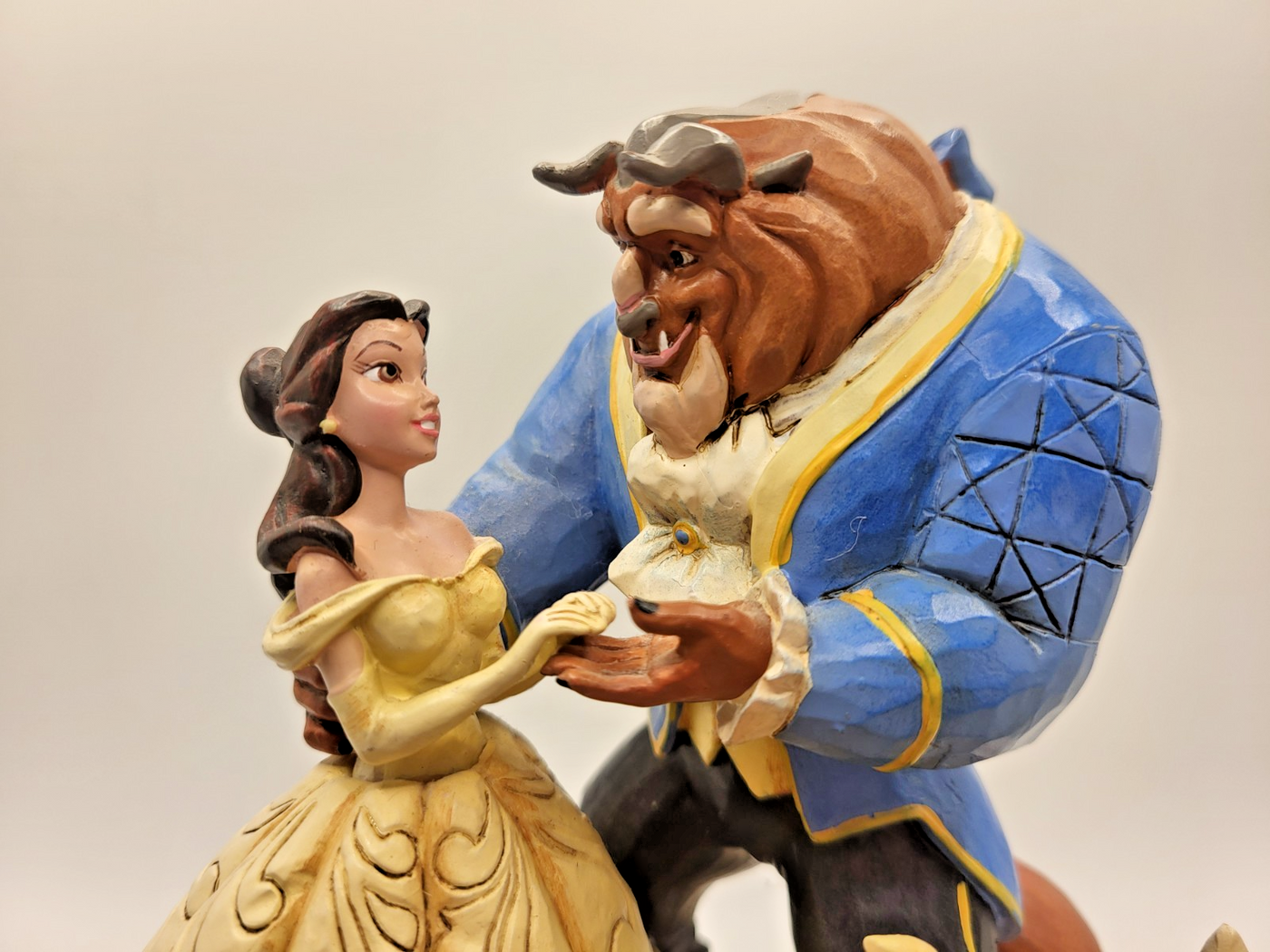 Carved Like a Fairy Tale: Jim Shore Detail in Disney Traditions Beast Figurines