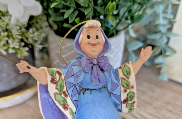 Disney Traditions Fact File: Cinderella Fairy Godmother Hanging Ornament (A20408)