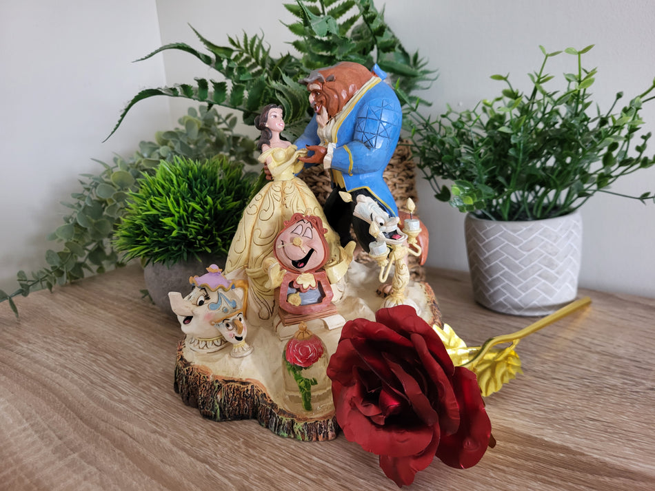 Beauty & The Beast Tale As Old As Time Figurine - 4031487