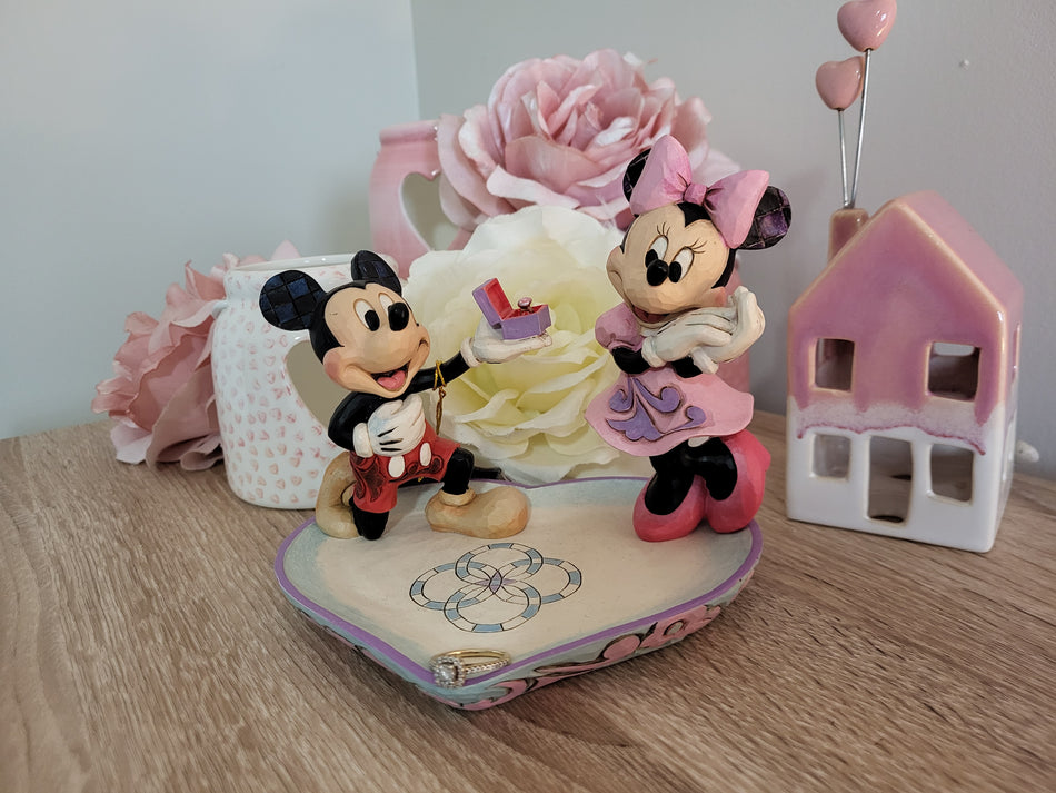 Disney Traditions  Mickey & Minnie Engagement Figurine - Jim Shore 4055436