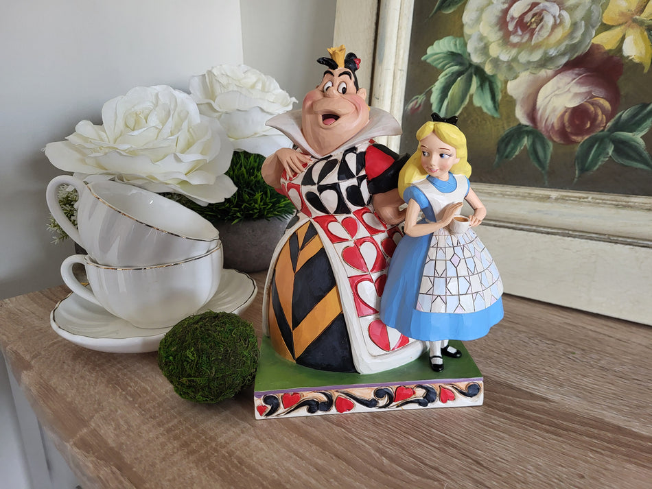 Disney Traditions Alice & Queen of Hearts Figurine - Jim Shore 6008069