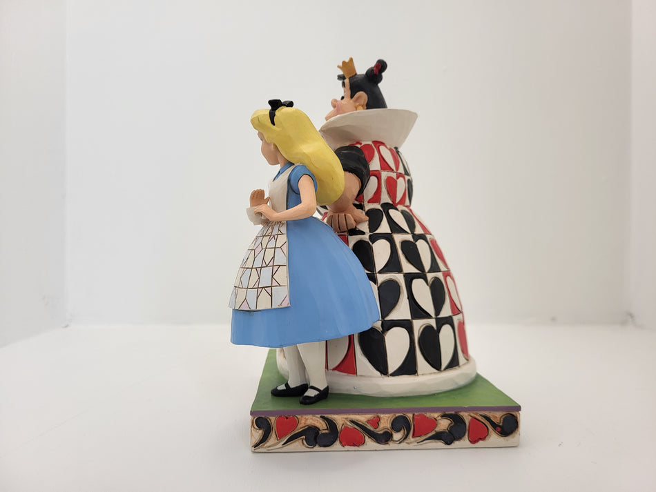 Disney Traditions Alice & Queen of Hearts Figurine - Jim Shore 6008069