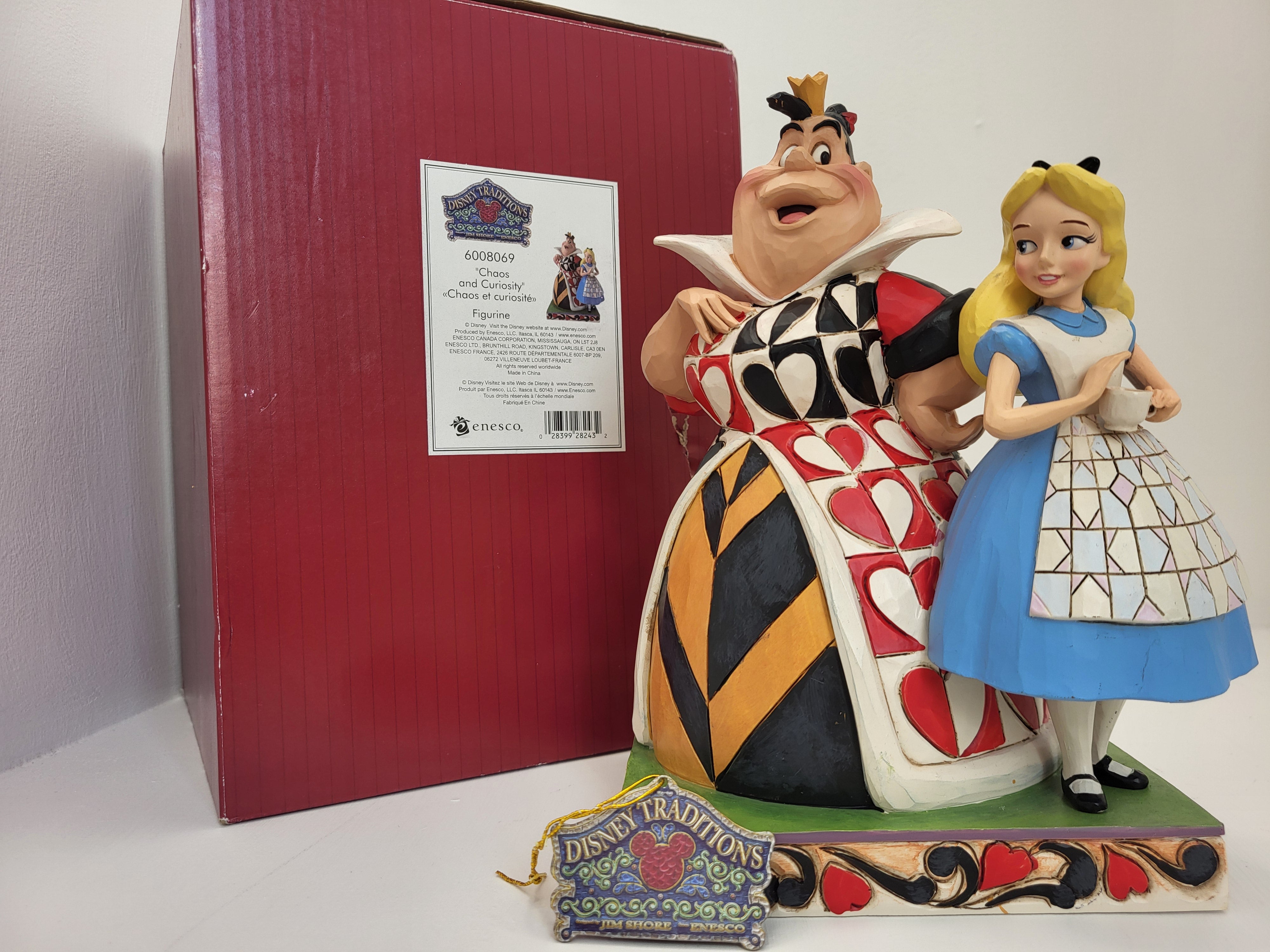 Retired & Discontinued Disney Traditions Alice & Queen of Hearts
