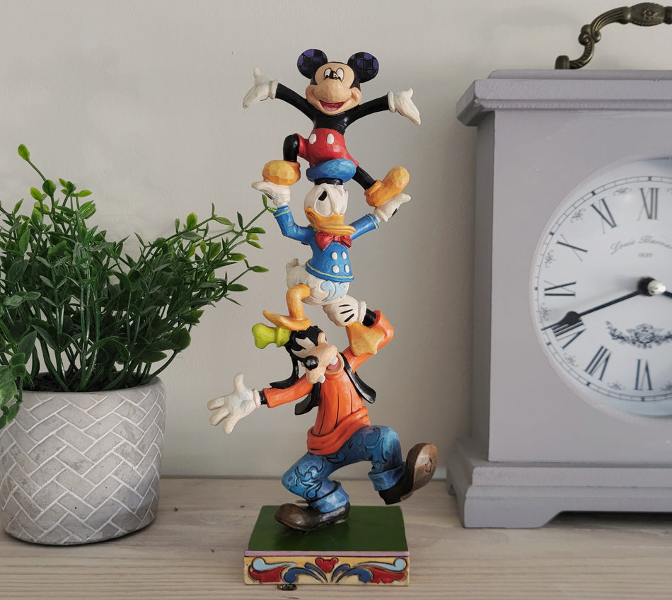 Disney Traditions Mickey, Donald & Goofy Collectable Figurine - Jim Shore 4055412