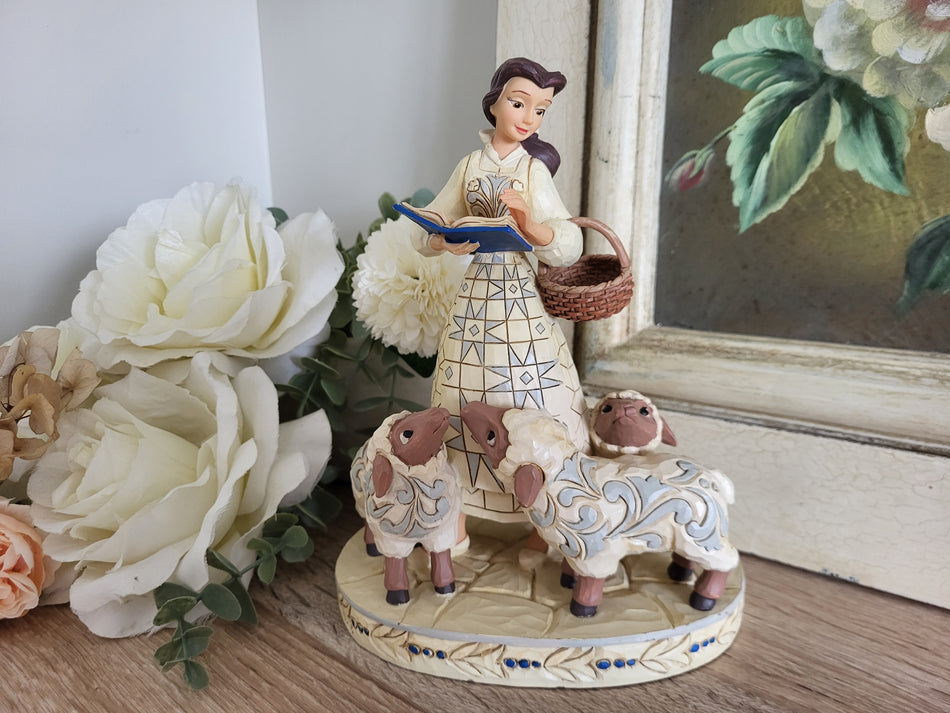Disney Traditions Belle Figurine Bookish Beauty Collectable - Jim Shore 6002338