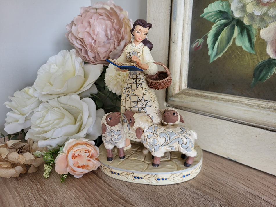 Disney Traditions Belle Figurine Bookish Beauty Collectable - Jim Shore 6002338