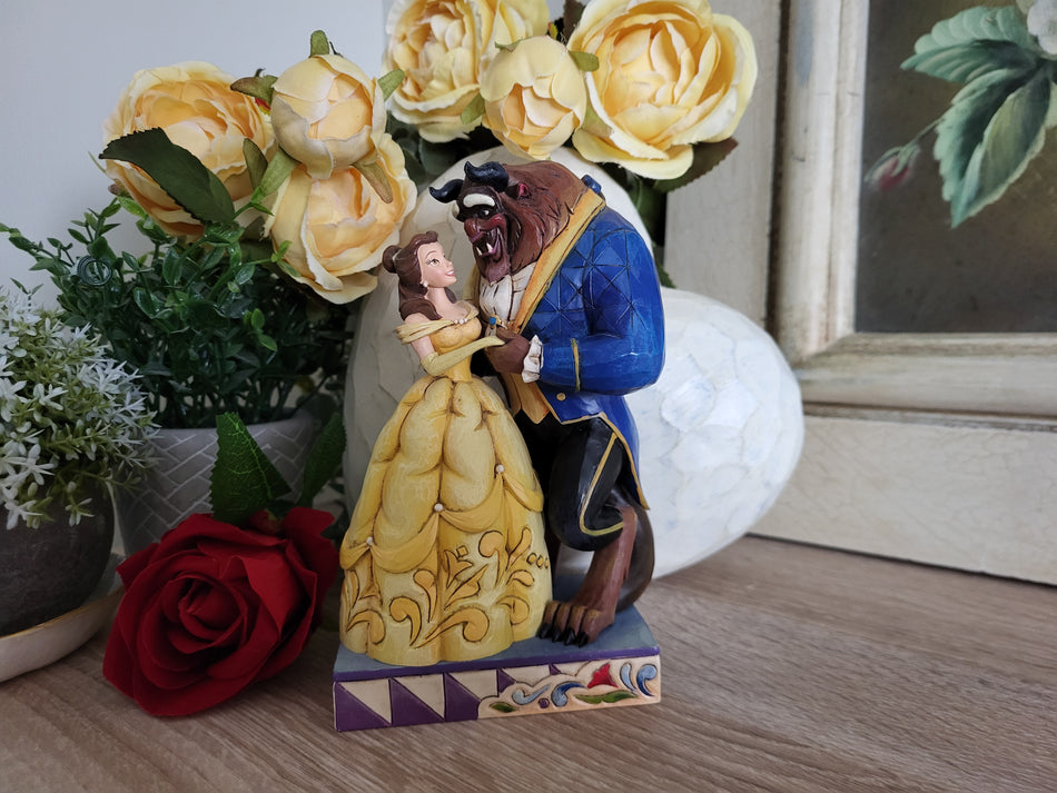 Disney Traditions Romantic Belle & Beast - Jim Shore 4015339