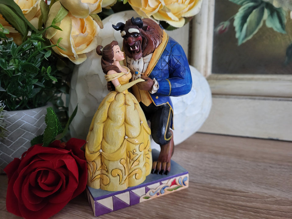 Disney Traditions Romantic Belle & Beast - Jim Shore 4015339