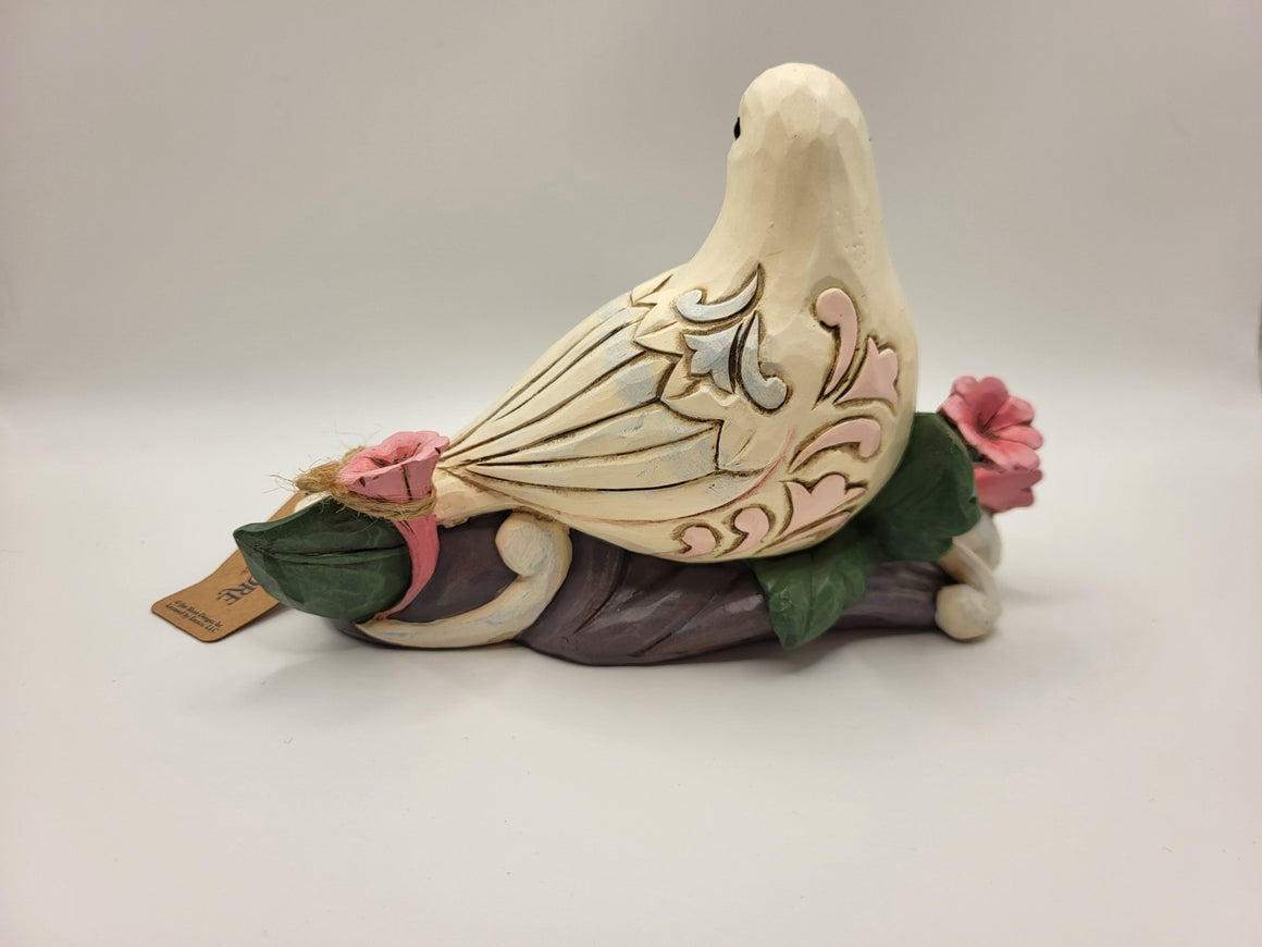 Jim Shore Heartwood Creek Messenger of Peace dove figurine photo 3