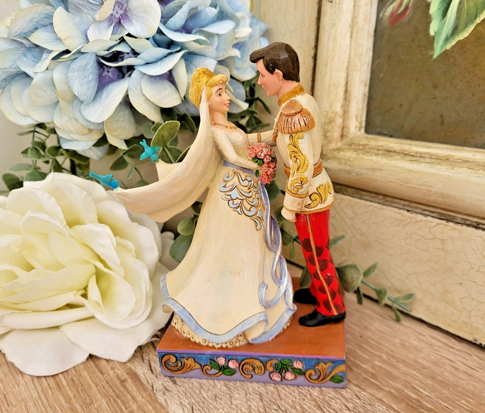 Disney Traditions Cinderella & Prince Charming Wedding Figurine 40567480