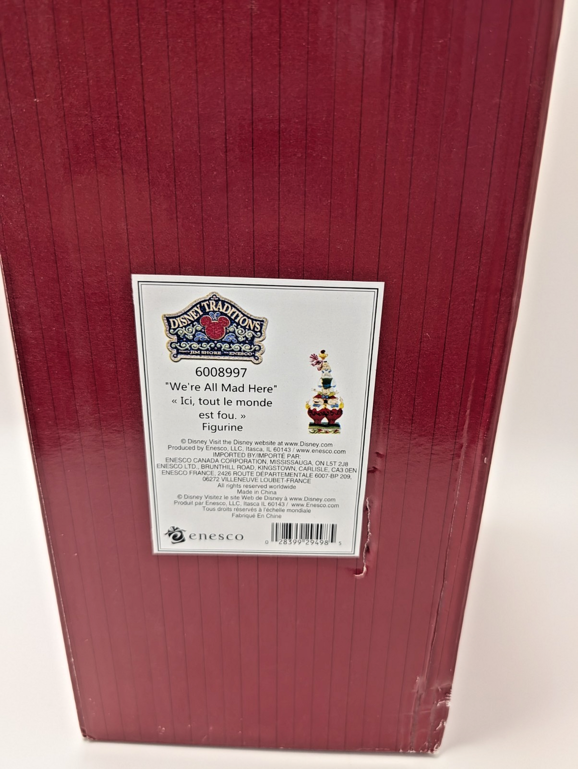 Disney Traditions Showcase Alice In Wonderland Figurine We're All Mad Here Shore23