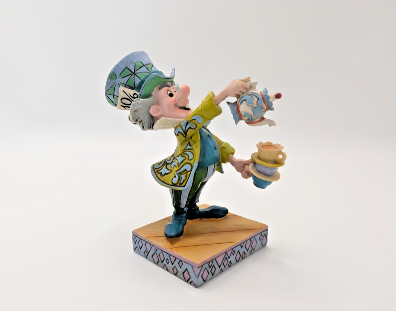Disney Traditions Showcase Mad Hatter Figurine Spot Of Tea Alice In Wonderland14