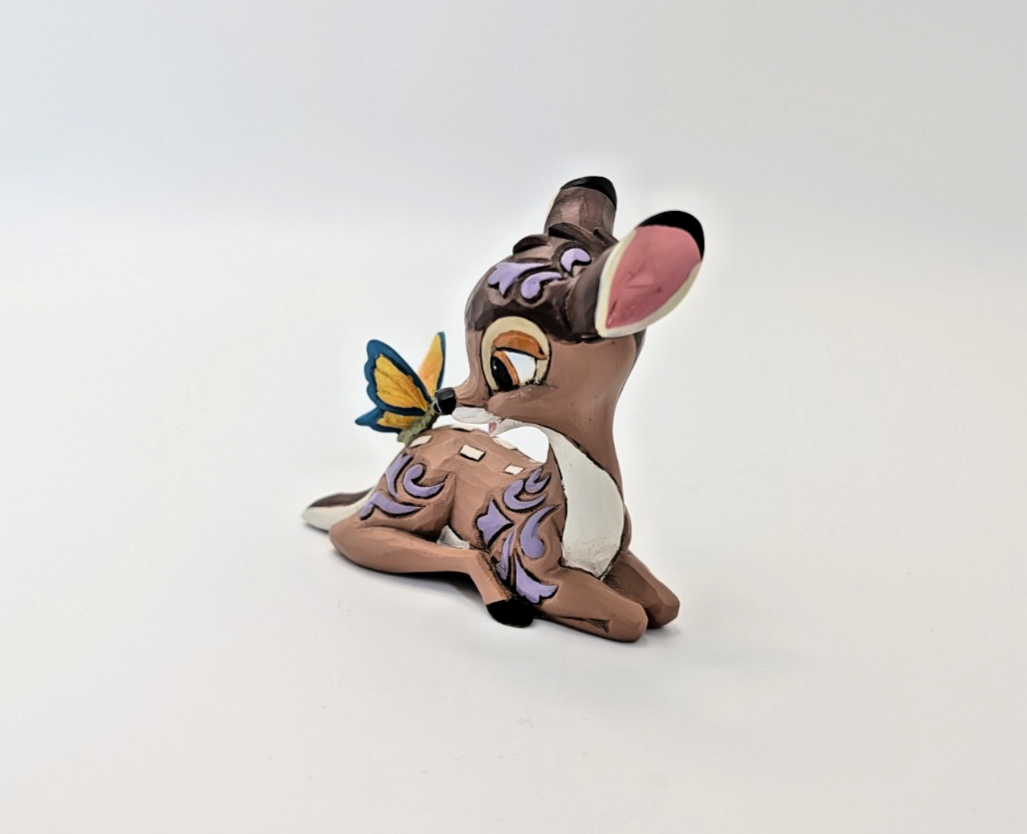 Disney Traditions Showcase Bambi With Butterfly Mini Figurine Jim Shore Boxed5