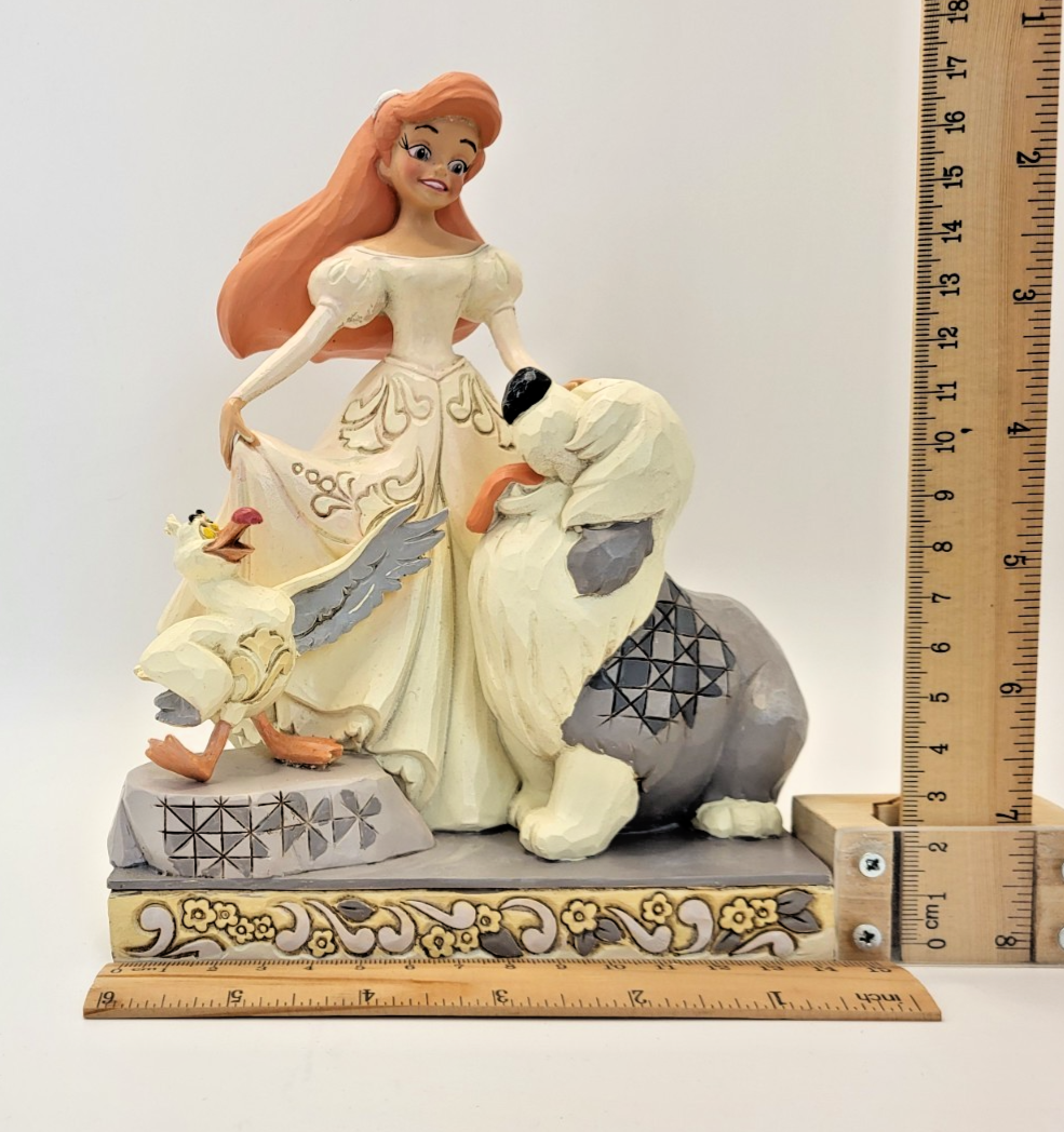 Disney Traditions Ariel Figurine Spirited Siren The Little Mermaid Max & Scuttle14