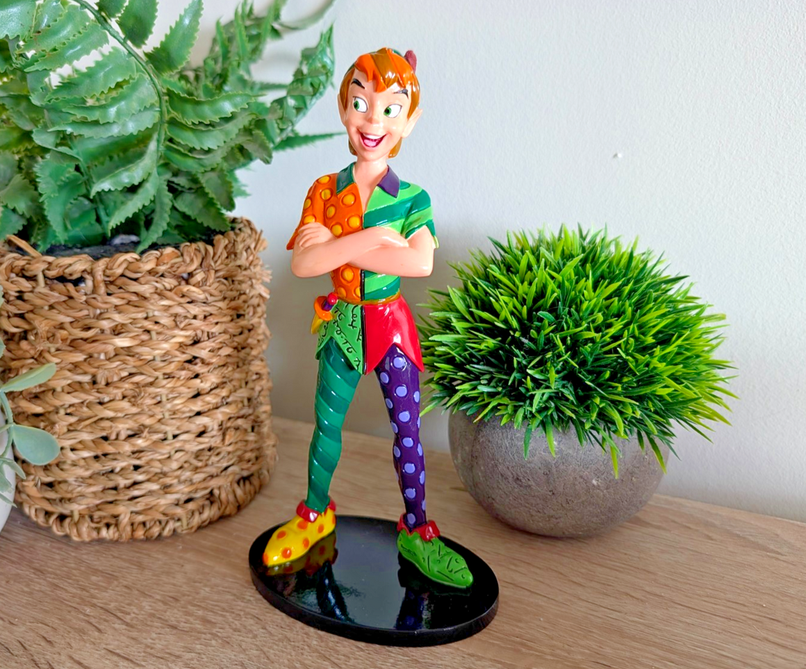 Disney Britto Peter Pan 4056846 boxed figurine - front view