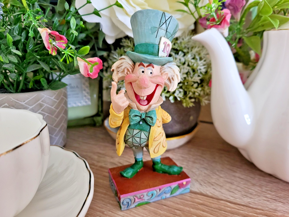Disney Traditions Mad Hatter Figurine Mad Cap Mayhem Ornament Alice Jim Shore1