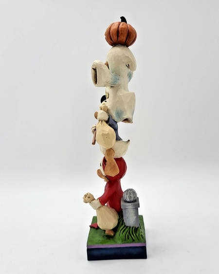 Disney Traditions Teetering Trick-or-Treaters Figurine Halloween Ornament Shore5