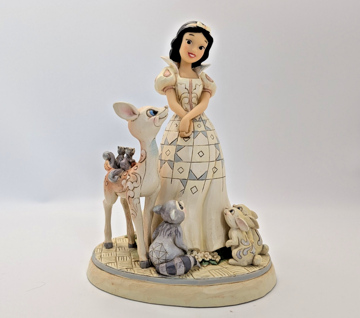 Disney Traditions Snow White Forest Friends Figurine White Woodland Jim Shore3