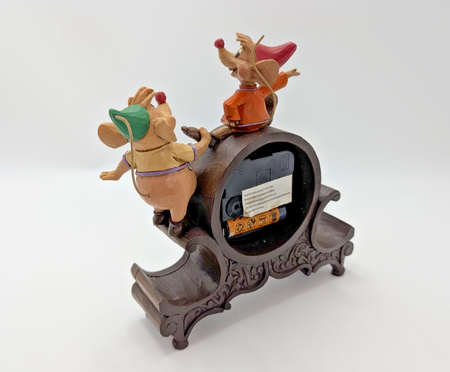 Alternate view of Disney Traditions Jaq and Gus A Stitch in Time clock 4039084