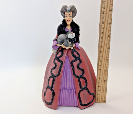 Disney Showcase Rococo Lady Tremaine & Lucifer Figurine Cinderella Villain Boxed16