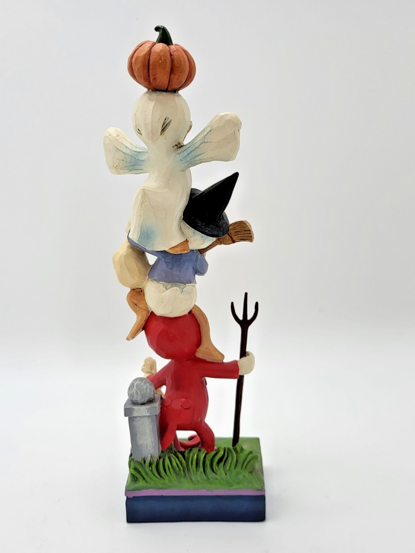 Disney Traditions Teetering Trick-or-Treaters Figurine Halloween Ornament Shore8
