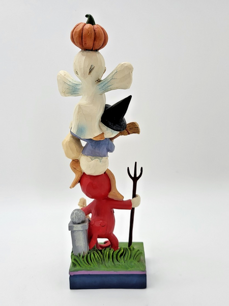Disney Traditions Teetering Trick-or-Treaters Figurine Halloween Ornament Shore8