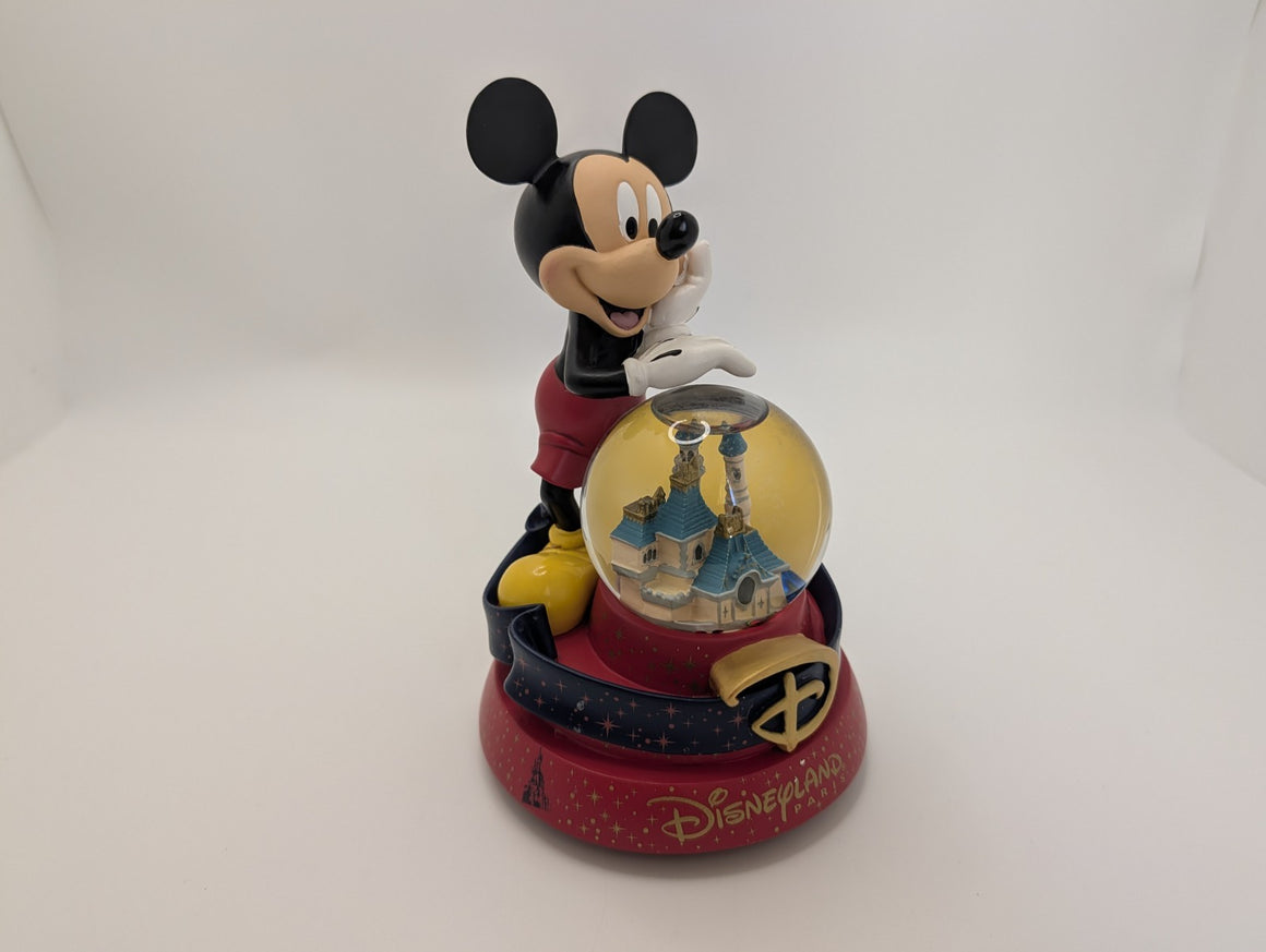 Disneyland Paris Mickey Mouse musical castle snow globe photo 5