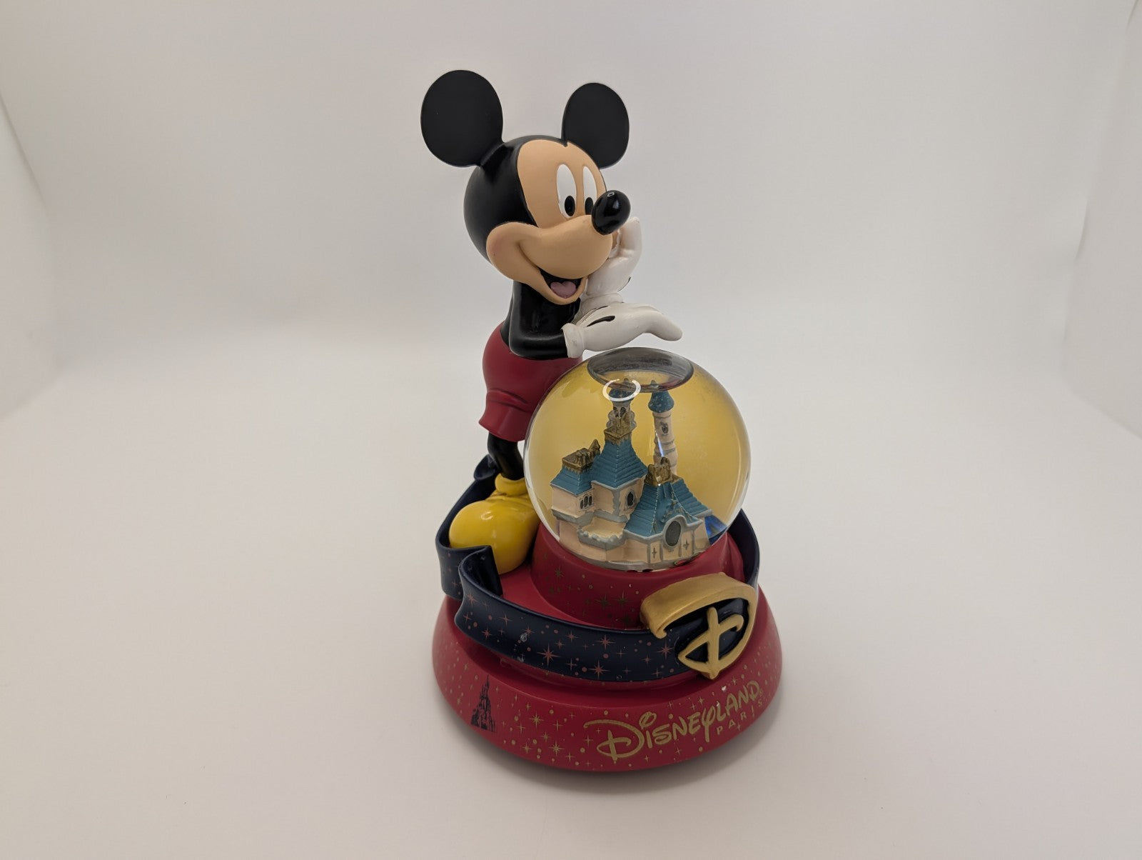 Disneyland Paris Mickey Mouse musical castle snow globe photo 5