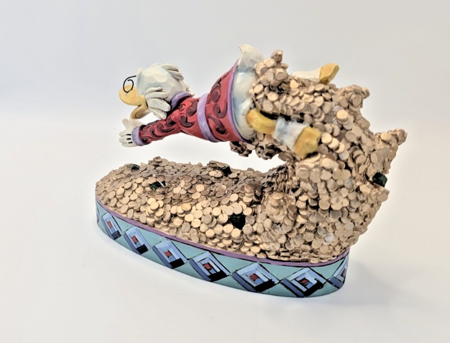 Disney Traditions Scrooge McDuck Treasure Dive figurine 4046055 photo 9