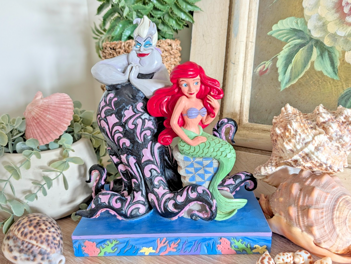 Disney Traditions Ariel and Ursula Wicked and Wishful 6010094 – front display view