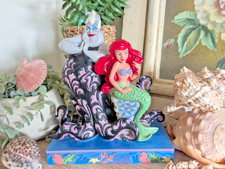 Disney Traditions Ariel and Ursula Wicked and Wishful 6010094 – front display view