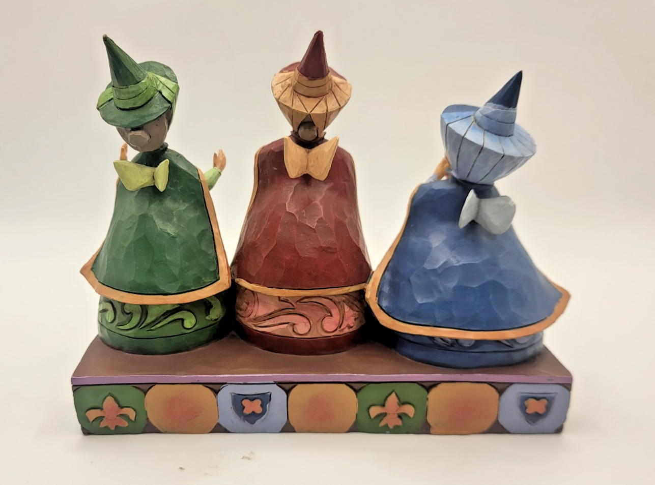 Disney Traditions Sleeping Beauty 3 Faires Figurine Flora Fauna & Merryweather7