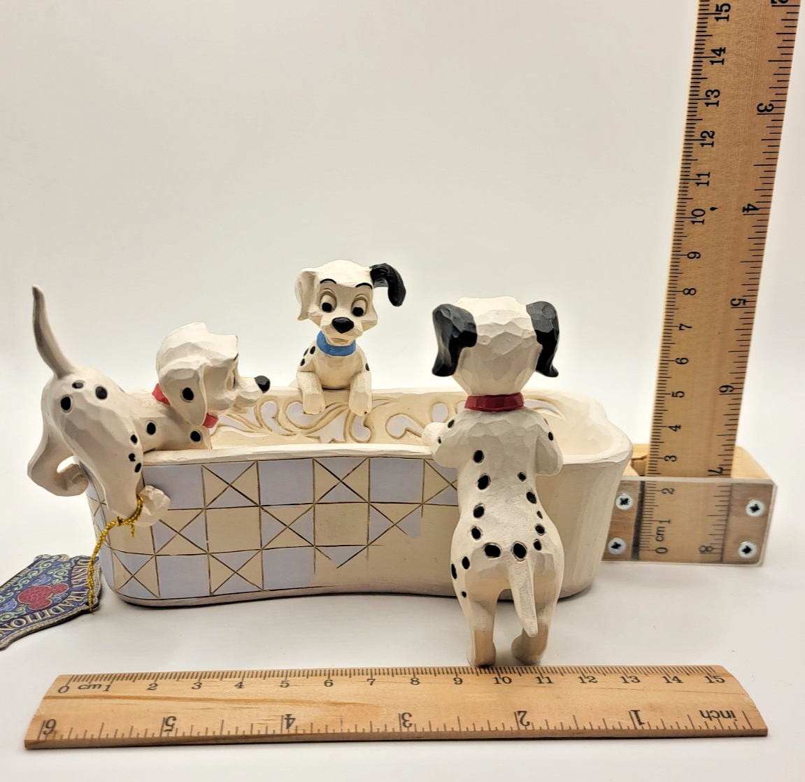Disney Traditions 101 Dalmations Ornament 'Puppy Bowl' Jim Shore 600806011