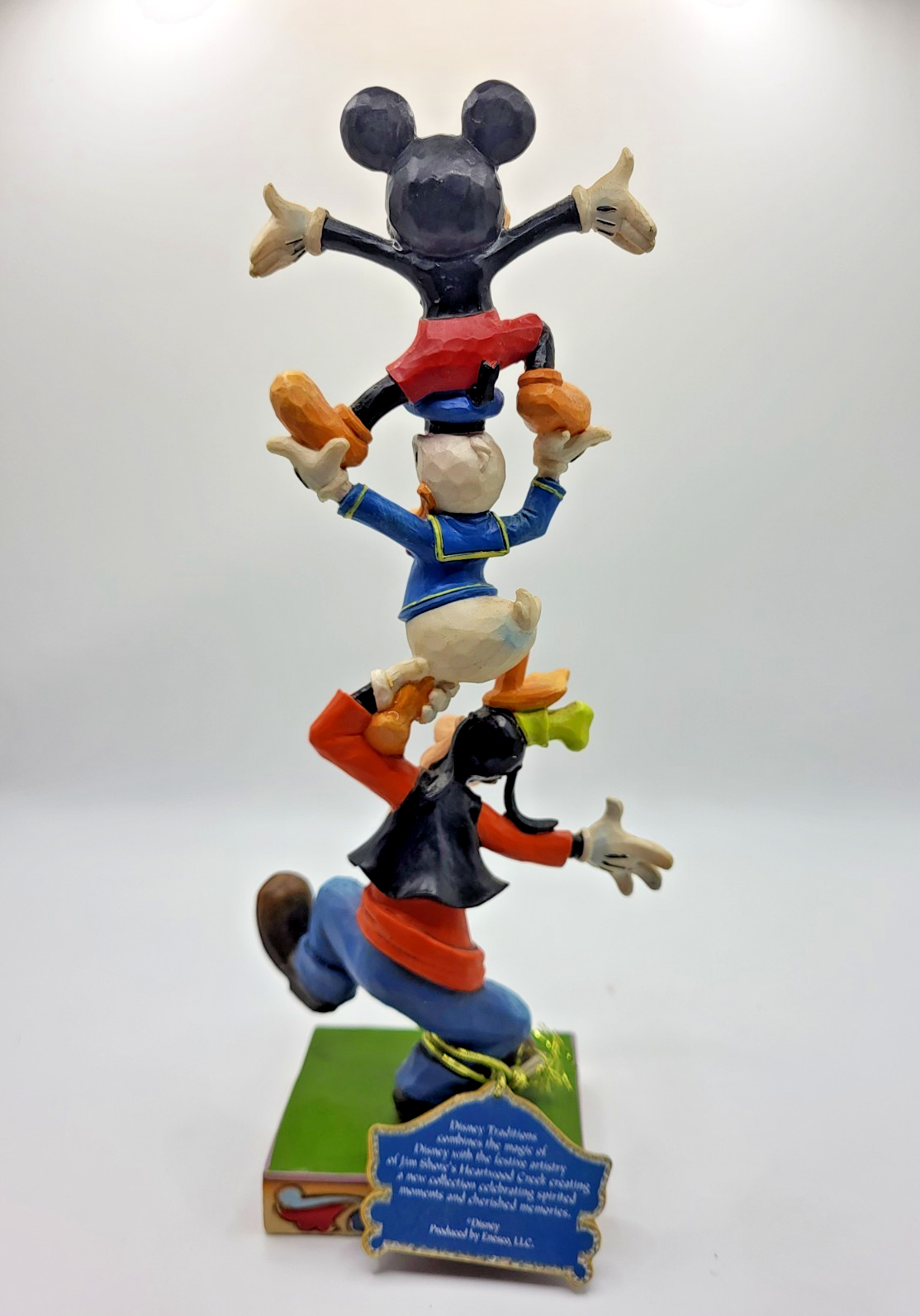Disney Traditions Teetering Tower Figurine Mickey Mouse Donald Goofy Ornament5