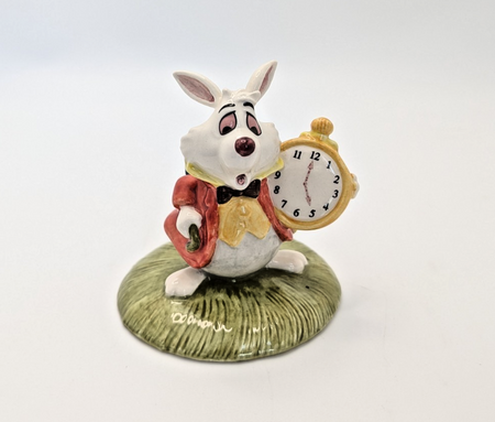 Alternate view of Royal Doulton White Rabbit AW5 limited edition figurine 461 of 2000