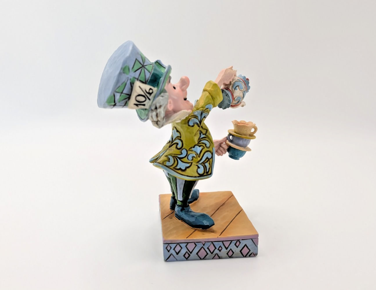 Disney Traditions Showcase Mad Hatter Figurine Spot Of Tea Alice In Wonderland13