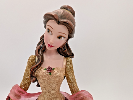 Disney Showcase Haute Couture Belle & Chip Christmas Holiday Figurine 405334915