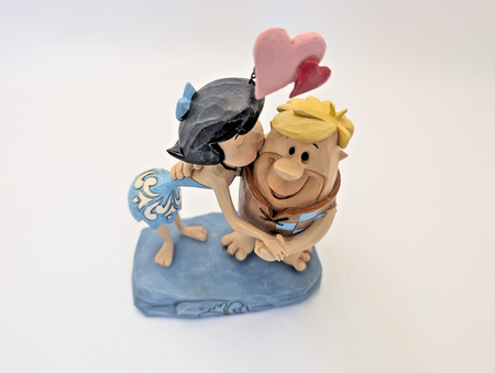 The Flinstones Jim Shore Barney & Betty Rubble Figurine Rubble Romance 405159518