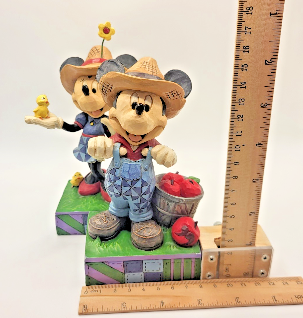 Disney Traditions Mickey & Minnie Figurines Country Life Fresh From The Farm16