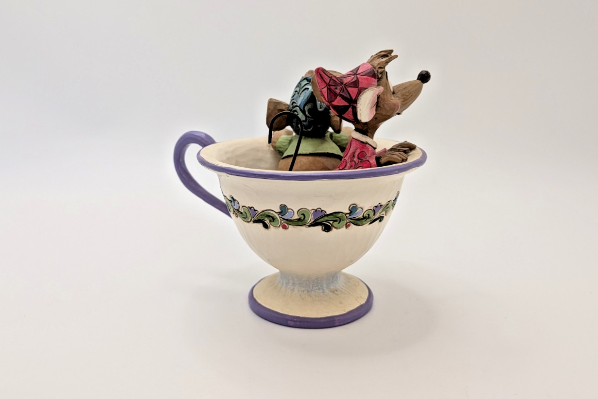 Disney Traditions Showcase Jaq & Gus Cinderella Figurine Tea For Two Boxed7