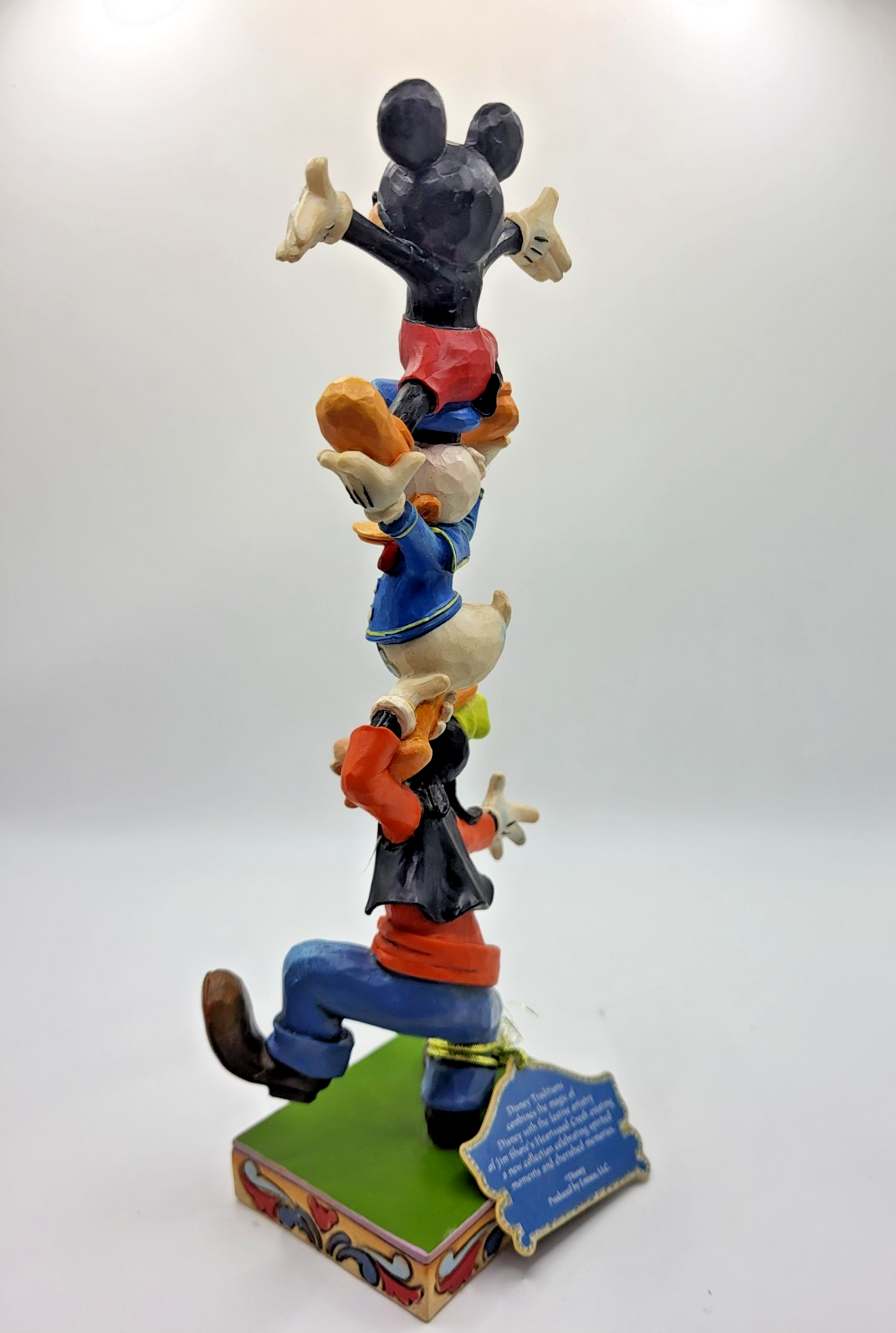 Disney Traditions Teetering Tower Figurine Mickey Mouse Donald Goofy Ornament4