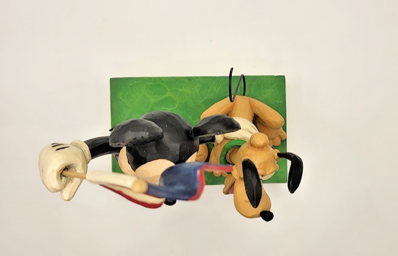 Disney Traditions Jim Shore Mickey Mouse & Pluto Figurine Banner Day Boxed3