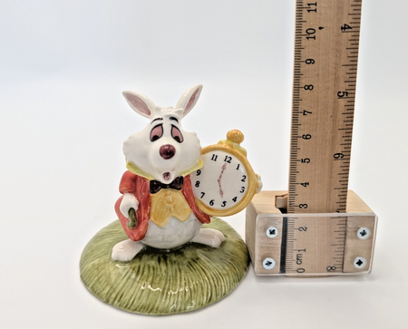 Alternate view of Royal Doulton White Rabbit AW5 limited edition figurine 461 of 2000