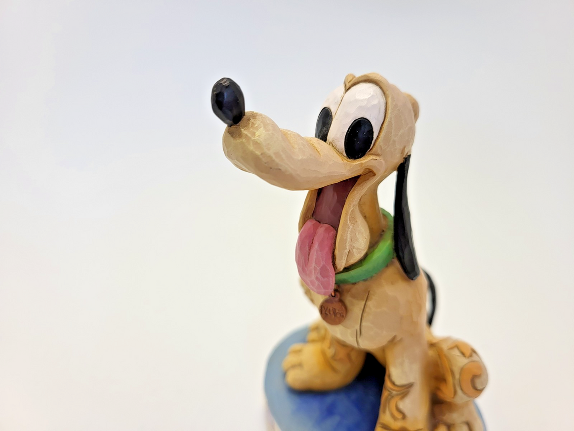 Disney Traditions Showcase Loyal Pluto Figurine Mickey Mouse Jim Shore Dog18