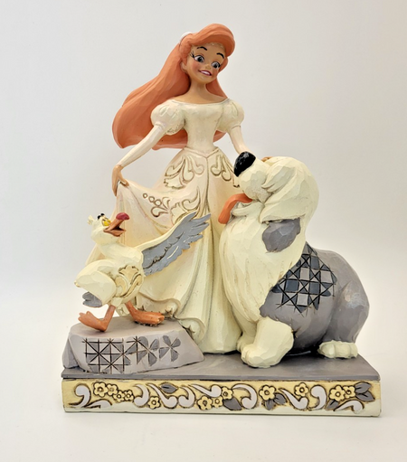 Disney Traditions Ariel Figurine Spirited Siren The Little Mermaid Max & Scuttle1