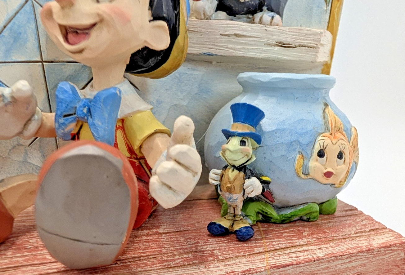 Disney Traditions Showcase Pinocchio Figurine Someday You Will Be A Real Boy13